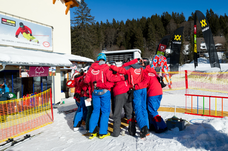 Skigruppe am Feldberg